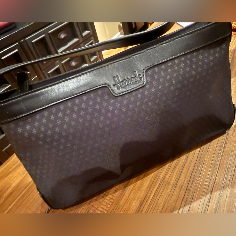 Harrods Black Shoulder Bag